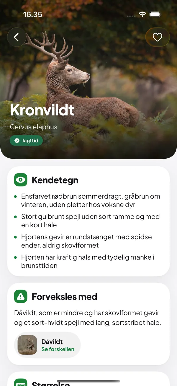 Jagtprøven skærmbillede